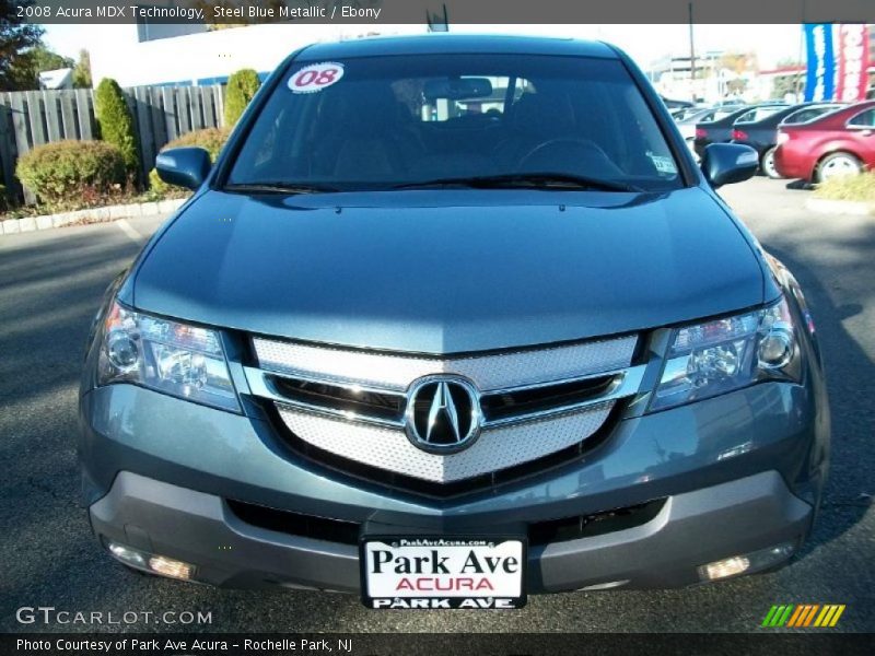 Steel Blue Metallic / Ebony 2008 Acura MDX Technology