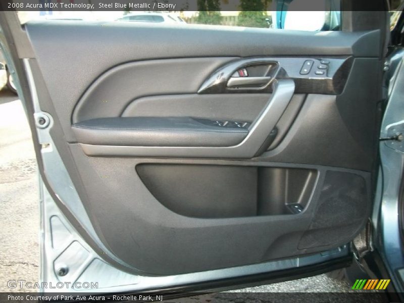 Steel Blue Metallic / Ebony 2008 Acura MDX Technology