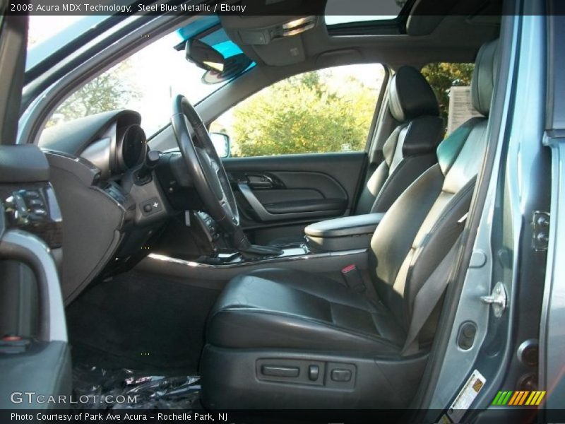 Steel Blue Metallic / Ebony 2008 Acura MDX Technology