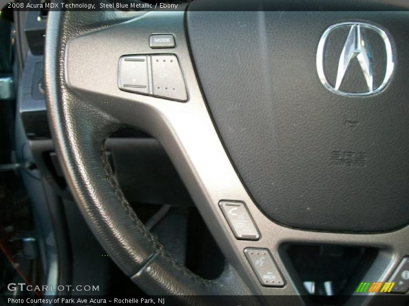 Steel Blue Metallic / Ebony 2008 Acura MDX Technology