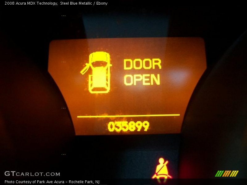 Steel Blue Metallic / Ebony 2008 Acura MDX Technology