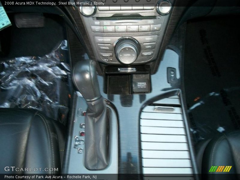 Steel Blue Metallic / Ebony 2008 Acura MDX Technology