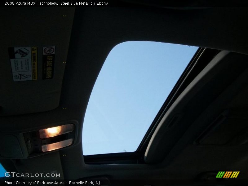 Steel Blue Metallic / Ebony 2008 Acura MDX Technology