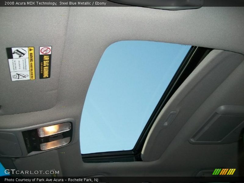 Steel Blue Metallic / Ebony 2008 Acura MDX Technology