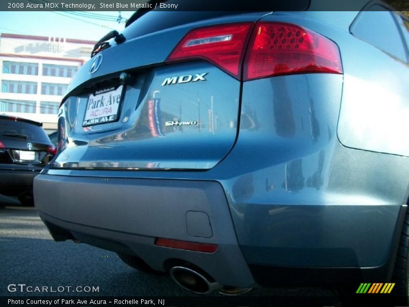 Steel Blue Metallic / Ebony 2008 Acura MDX Technology