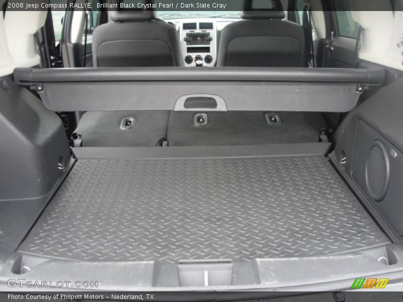 Brilliant Black Crystal Pearl / Dark Slate Gray 2008 Jeep Compass RALLYE