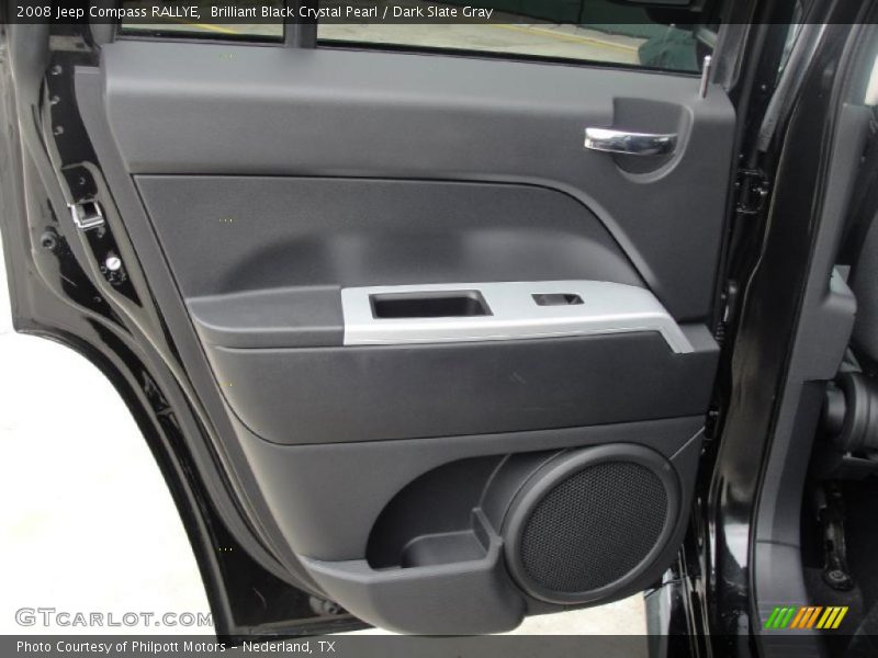 Brilliant Black Crystal Pearl / Dark Slate Gray 2008 Jeep Compass RALLYE