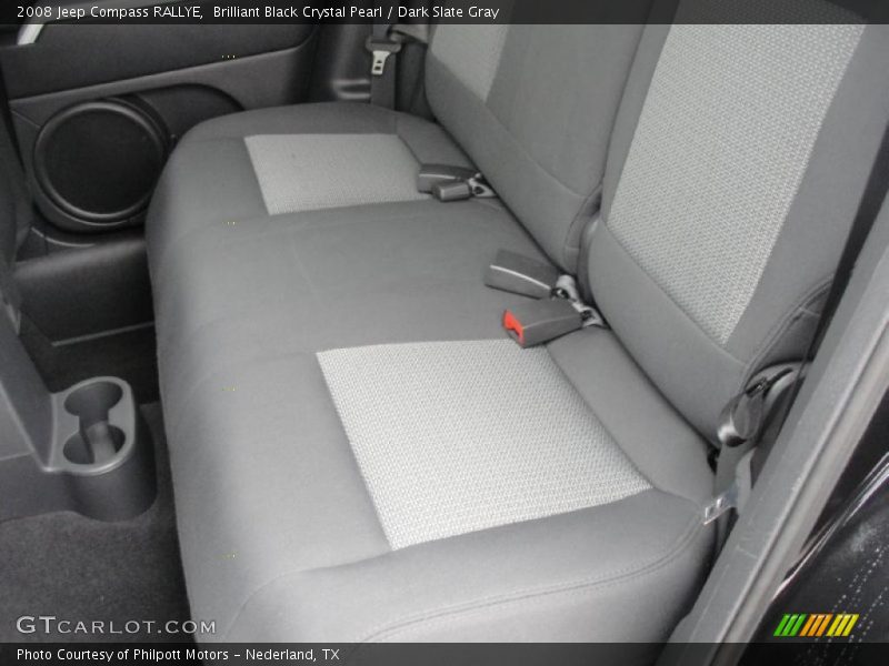 Brilliant Black Crystal Pearl / Dark Slate Gray 2008 Jeep Compass RALLYE
