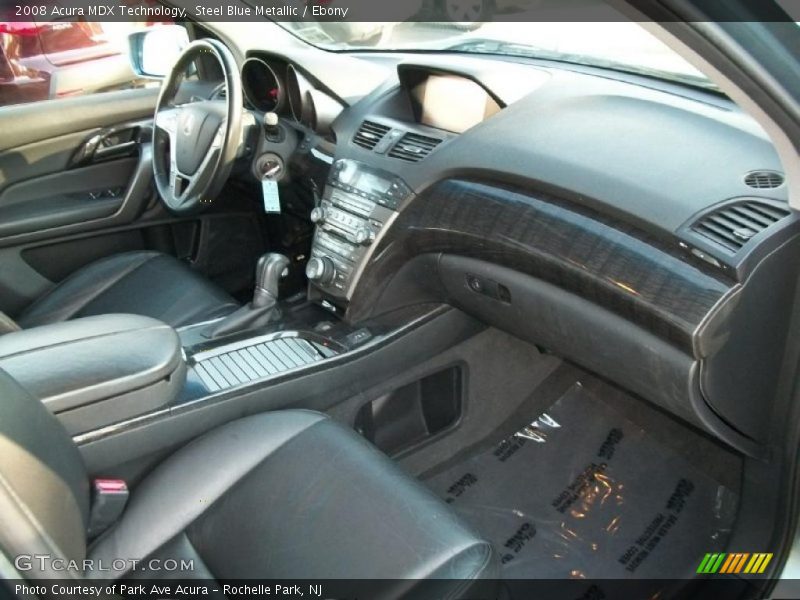 Steel Blue Metallic / Ebony 2008 Acura MDX Technology