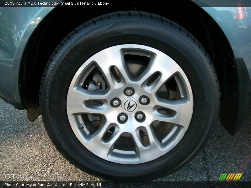 Steel Blue Metallic / Ebony 2008 Acura MDX Technology