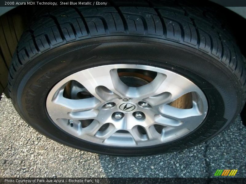 Steel Blue Metallic / Ebony 2008 Acura MDX Technology