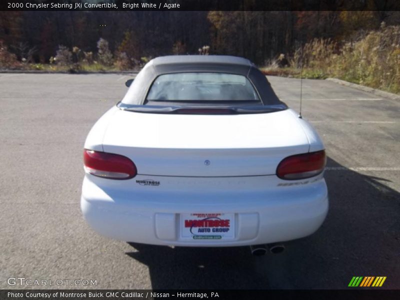Bright White / Agate 2000 Chrysler Sebring JXi Convertible