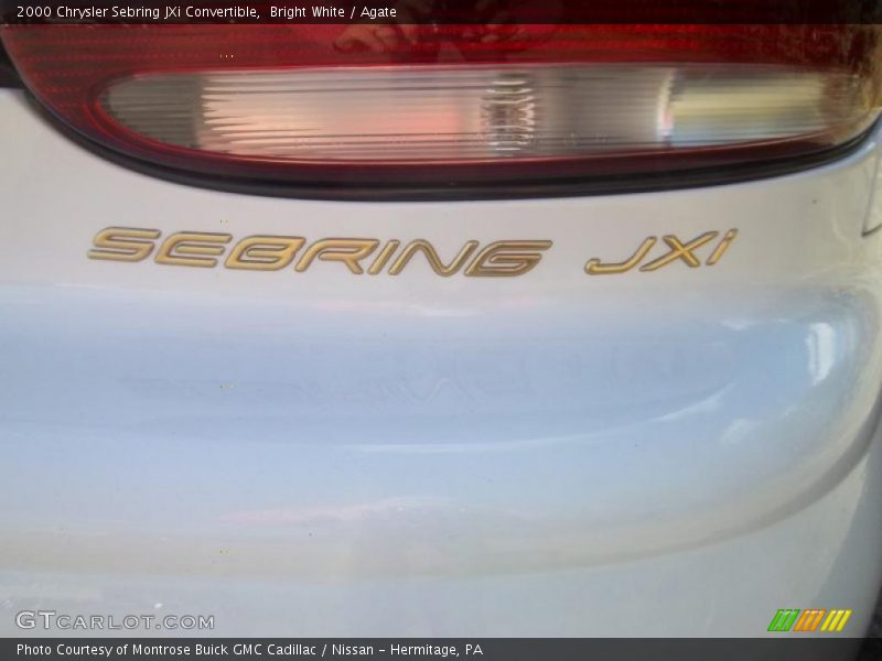 Bright White / Agate 2000 Chrysler Sebring JXi Convertible