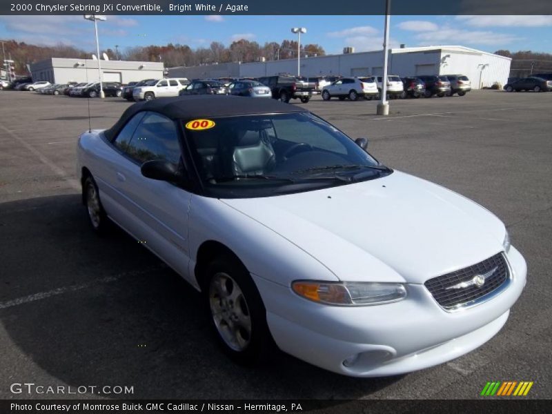 Bright White / Agate 2000 Chrysler Sebring JXi Convertible