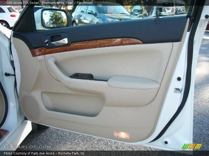 Premium White Pearl / Parchment 2008 Acura TSX Sedan