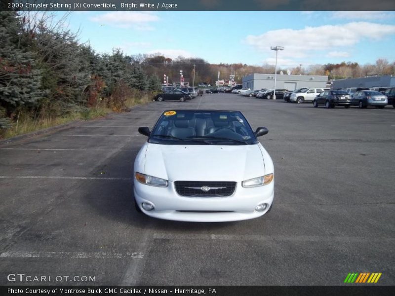 Bright White / Agate 2000 Chrysler Sebring JXi Convertible