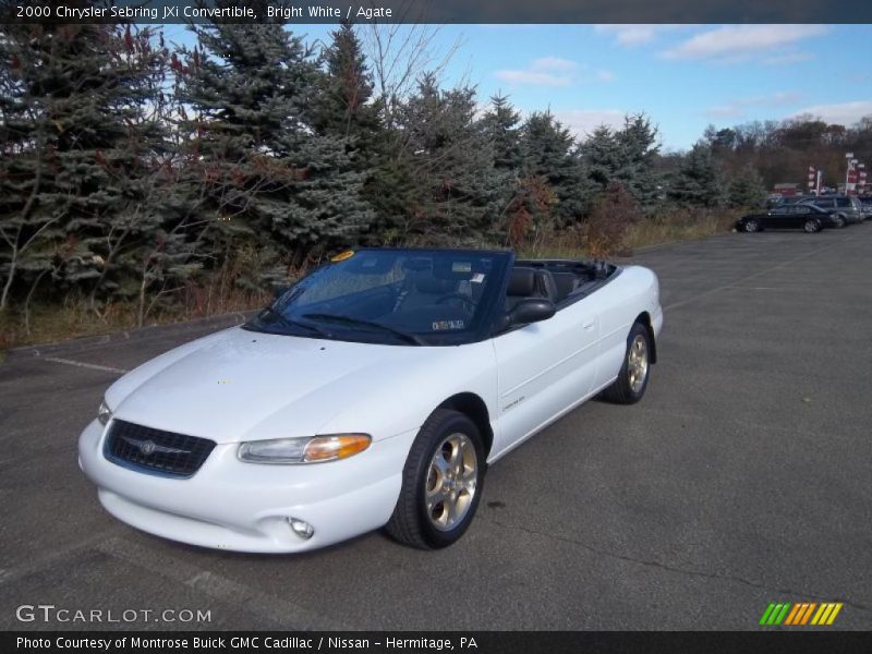 Bright White / Agate 2000 Chrysler Sebring JXi Convertible