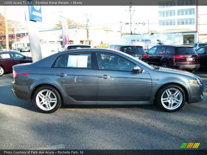 Polished Metal Metallic / Ebony 2008 Acura TL 3.2