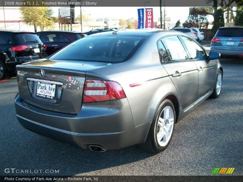 Polished Metal Metallic / Ebony 2008 Acura TL 3.2