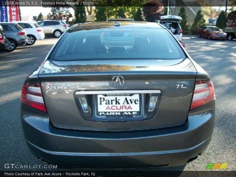 Polished Metal Metallic / Ebony 2008 Acura TL 3.2