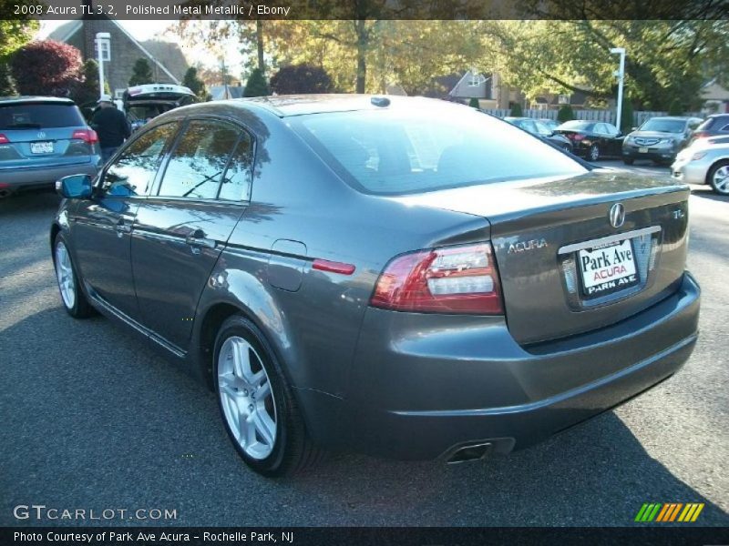 Polished Metal Metallic / Ebony 2008 Acura TL 3.2