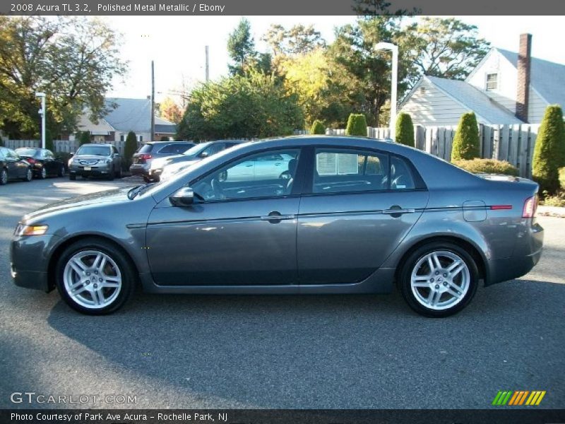 Polished Metal Metallic / Ebony 2008 Acura TL 3.2