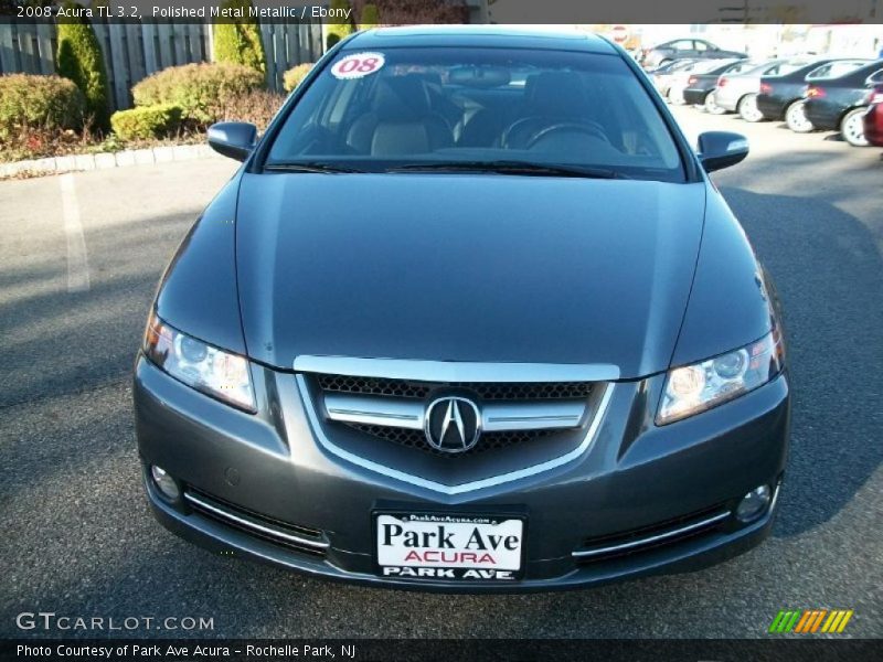 Polished Metal Metallic / Ebony 2008 Acura TL 3.2