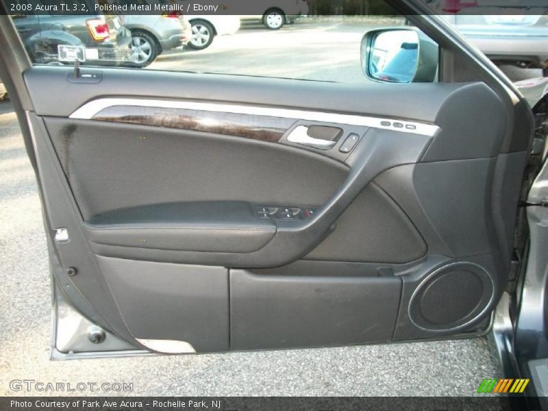 Polished Metal Metallic / Ebony 2008 Acura TL 3.2