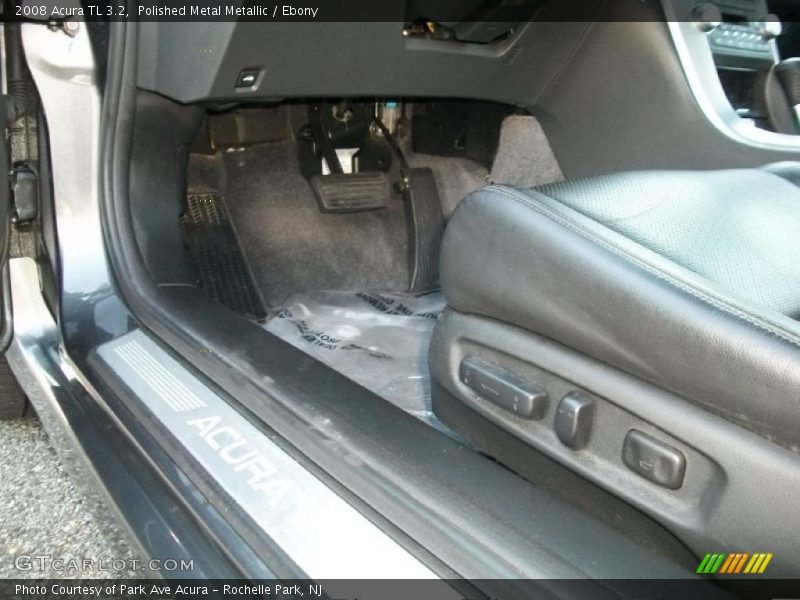 Polished Metal Metallic / Ebony 2008 Acura TL 3.2