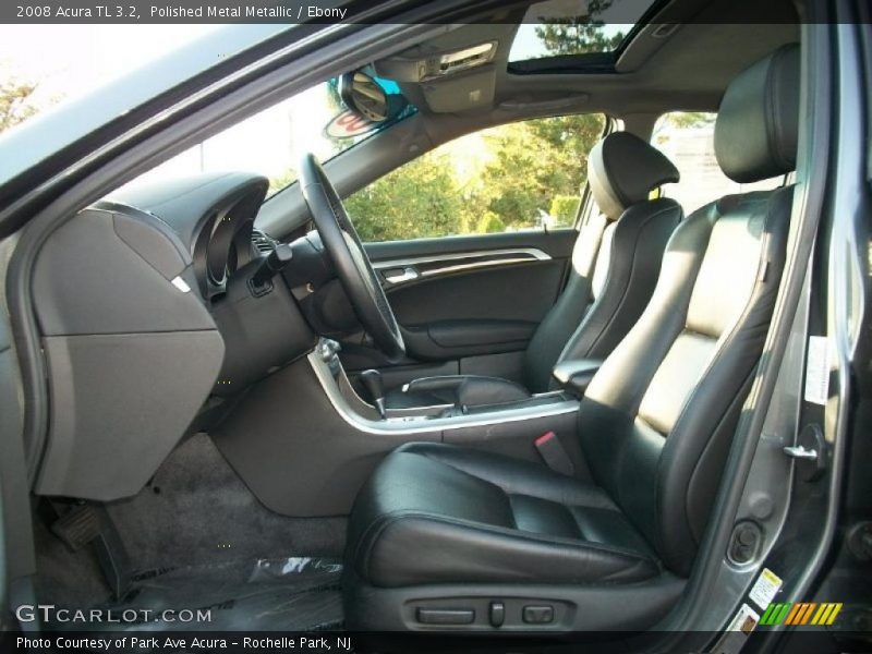 Polished Metal Metallic / Ebony 2008 Acura TL 3.2