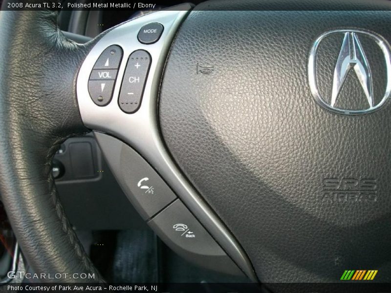 Polished Metal Metallic / Ebony 2008 Acura TL 3.2
