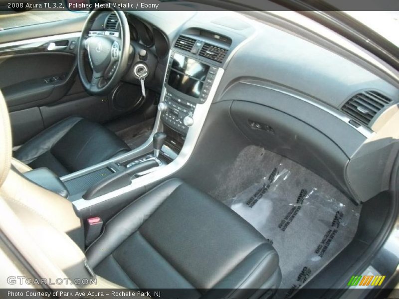 Polished Metal Metallic / Ebony 2008 Acura TL 3.2