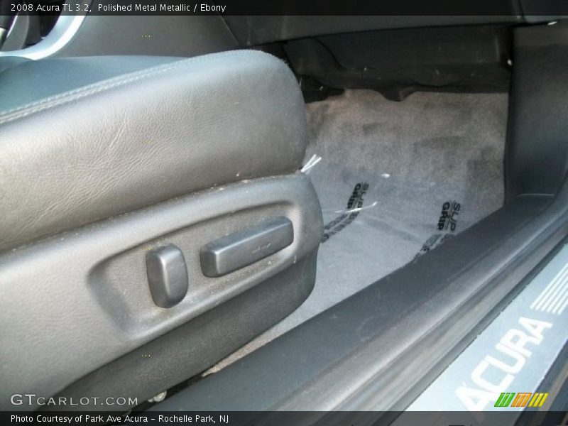 Polished Metal Metallic / Ebony 2008 Acura TL 3.2