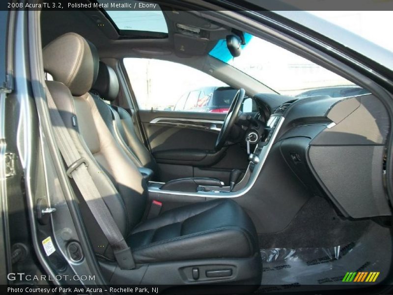 Polished Metal Metallic / Ebony 2008 Acura TL 3.2