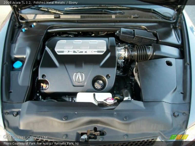 Polished Metal Metallic / Ebony 2008 Acura TL 3.2
