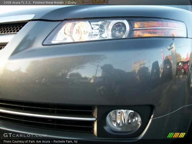 Polished Metal Metallic / Ebony 2008 Acura TL 3.2
