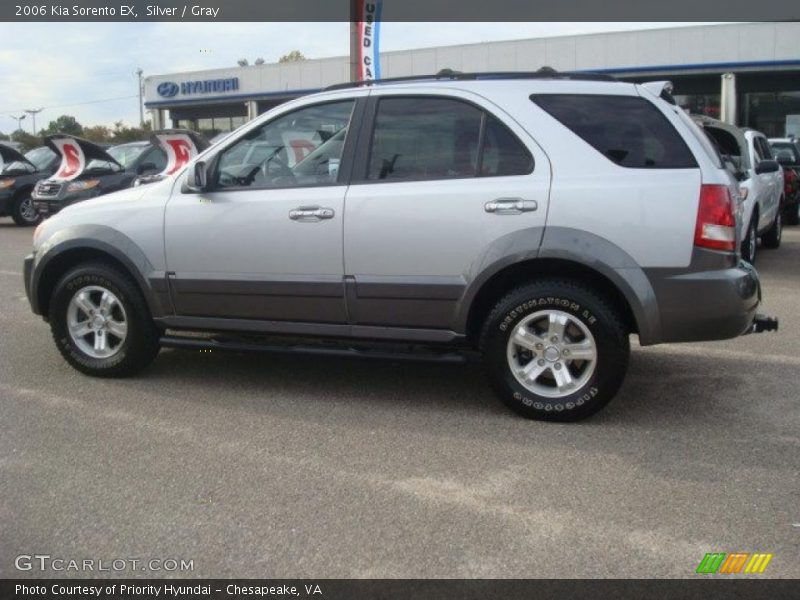 Silver / Gray 2006 Kia Sorento EX