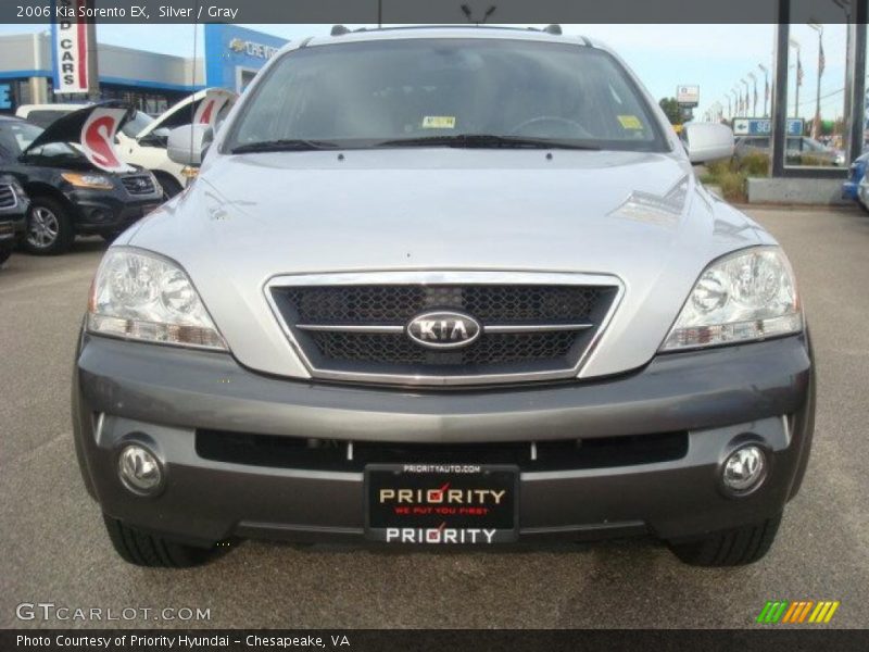 Silver / Gray 2006 Kia Sorento EX