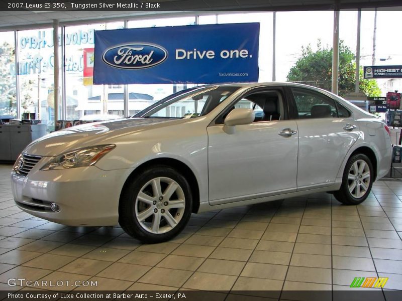Tungsten Silver Metallic / Black 2007 Lexus ES 350