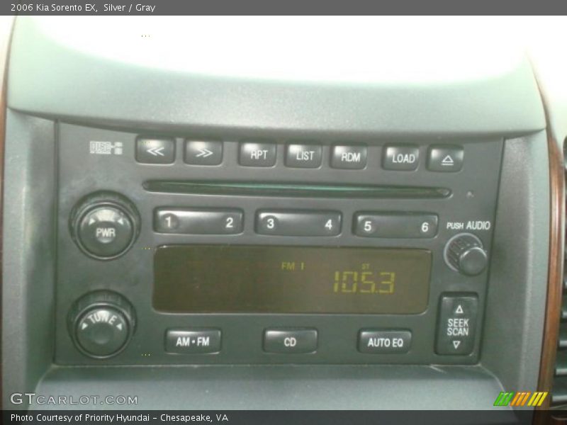 Silver / Gray 2006 Kia Sorento EX