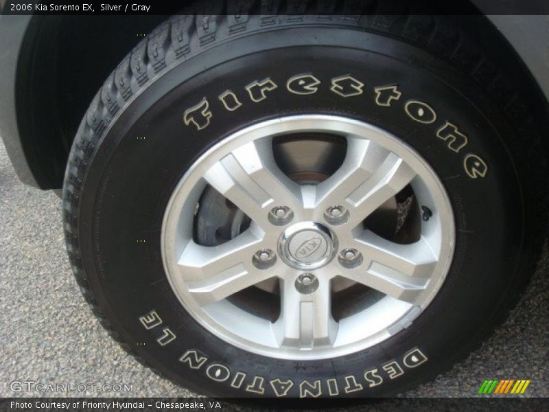 Silver / Gray 2006 Kia Sorento EX