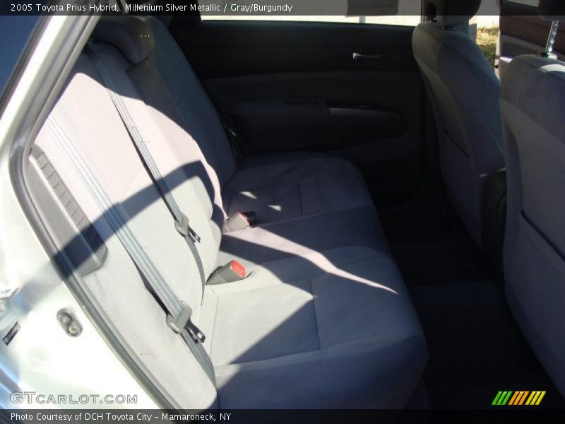 Millenium Silver Metallic / Gray/Burgundy 2005 Toyota Prius Hybrid