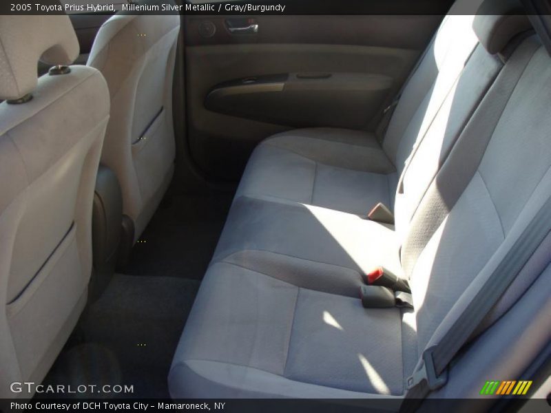 Millenium Silver Metallic / Gray/Burgundy 2005 Toyota Prius Hybrid