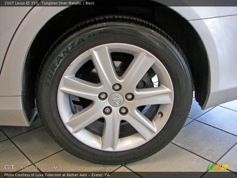 Tungsten Silver Metallic / Black 2007 Lexus ES 350