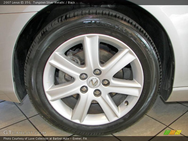 Tungsten Silver Metallic / Black 2007 Lexus ES 350