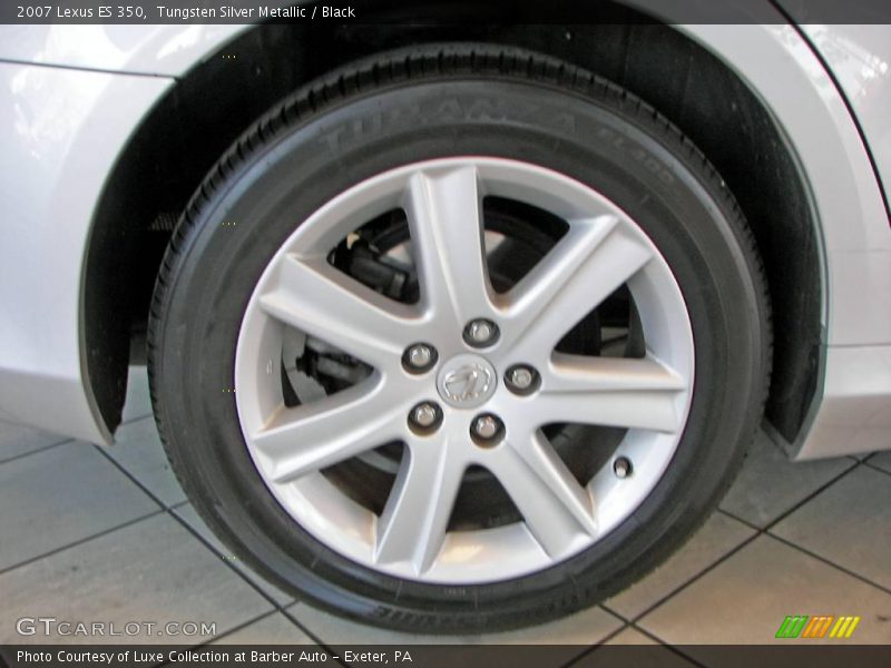Tungsten Silver Metallic / Black 2007 Lexus ES 350