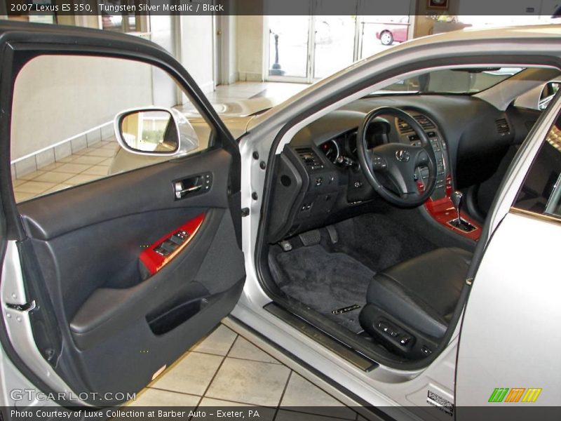 Tungsten Silver Metallic / Black 2007 Lexus ES 350