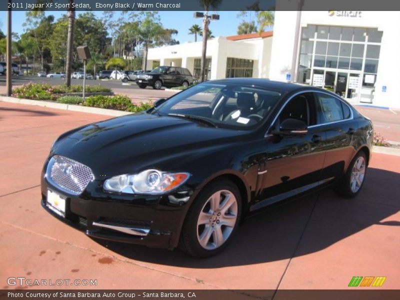 Ebony Black / Warm Charcoal 2011 Jaguar XF Sport Sedan