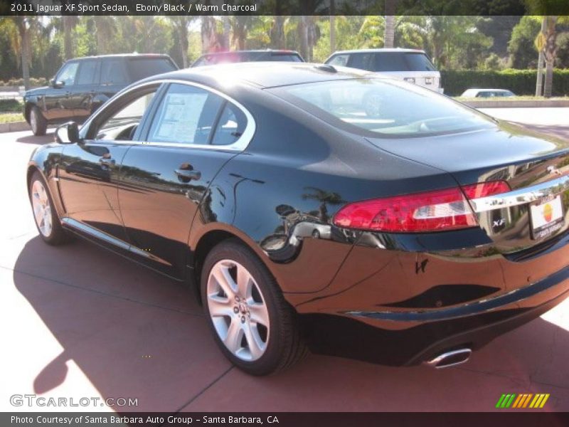 Ebony Black / Warm Charcoal 2011 Jaguar XF Sport Sedan