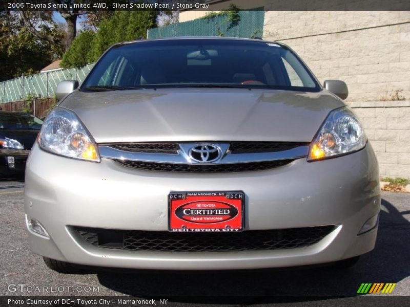 Silver Shadow Pearl / Stone Gray 2006 Toyota Sienna Limited AWD